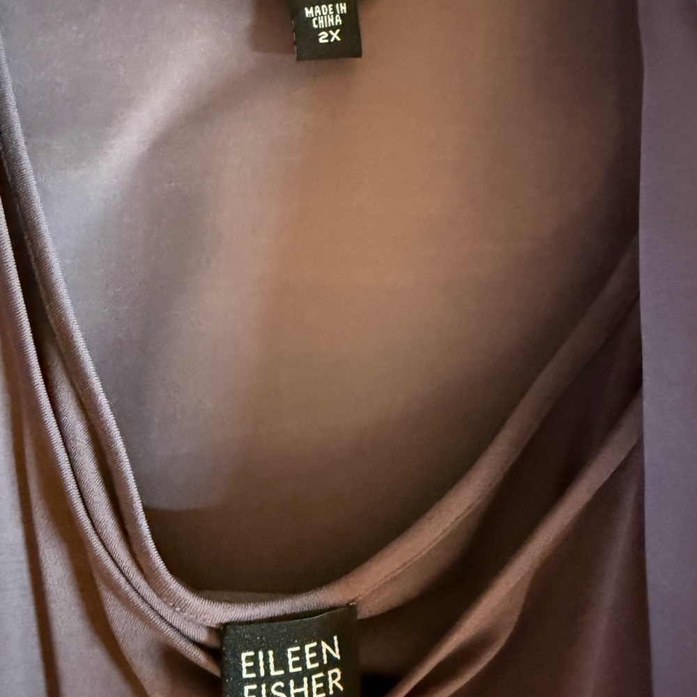 Eileen Fisher Deep Purple Women’s 3 Piece Set 2X